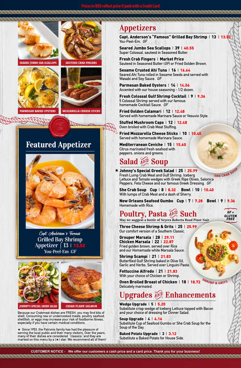 Dinner Menu – Opens in New Window