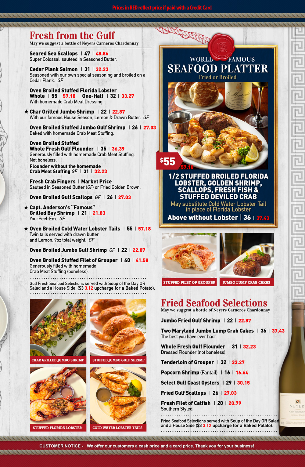 Dinner Menu – Opens in New Window