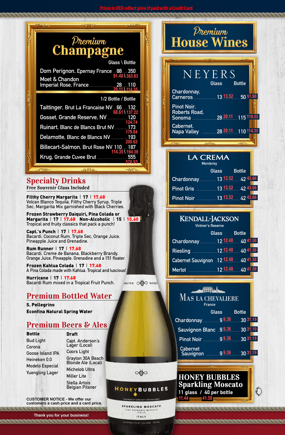 Drink List – Opens in New Window